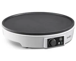 crêpe maker 30cm 1000w wit - simeo - cre245