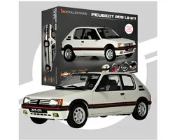 IXO Collections Modelbouwpakket Peugeot 205 GTI 1.9 - Wit - 1:8 schaalmodel
