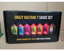 Crazy Bastard 7 Sauce Set - ChilisausBelgium - Crazy Bastard Sauce
