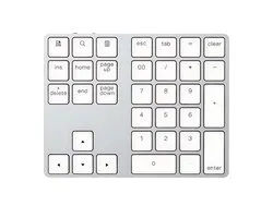 iMounts Numeriek Toetsenbord draadloos Numpad - Bluetooth - USB C - Apple en Windows - Zilver