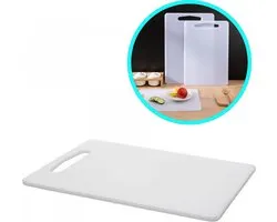 Planche à découper Ragnal® - Wit - Passe au lave-vaisselle - Planche à boire - Planche de service - Planche à découper Witte avec poignée - Groot - Top qualité
