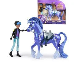 Spinmaster Unicorn Academy - Rory & Storm-set met 2 rijaccessoires en haarstyler - Poppen en eenhoornspeelgoed