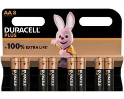 Duracell Plus Alkaline AA batterijen - 96 stuks
