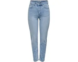 Seulement Dames Jeans Broeken ONLEMILY HW STRAIGHT ANK regular/straight Fit Blauw 25W / 32L Adultes