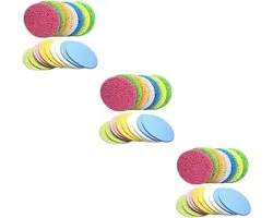 Ipetboom 75Pc Compression facial puff facial sponges compressed facial sponge powder puff sponges scrub sponge face cleaner wax sponge conceiving foundation Scrubbing