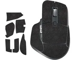 voor Logitech MX Master 3S Mouse Grip Tape, antislip zweetbestendige gaming grips, professionele precisie gesneden, zelfklevende tractiepads, zwart 1