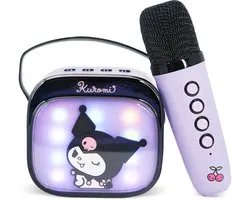 Kuromi - kit karaoké - enceinte Bluetooth avec microphone sans fil - avec éclairage LED (PopSing)