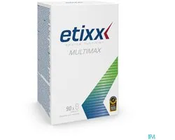 Etixx Multimax Tabletten - Sports Nutrition - Supplementen - 90 tabletten - Multivitaminencomplex - Hoge dosering vitaminen - Mineralen - Sporenelementen