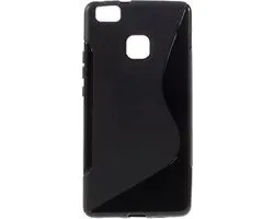 Comutter silicone case hoesje Geschikt voor: zwart Huawei P9 Lite