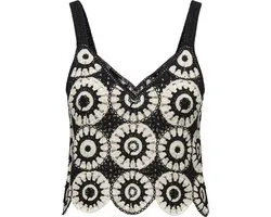 Only Top Onlyvonne S/l Top Jrs 15289731 Black/birch Dames Maat - M