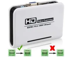 HDMI naar VGA & Audio HDTV Converterwit