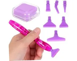 Diamant Kunst Pen - Dotting Tool - Creatief Knutselen - Verwisselbare Punten - 117 cm - Multicolor