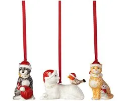 Villeroy & Boch Nostalgic Ornaments Katten 3-delig