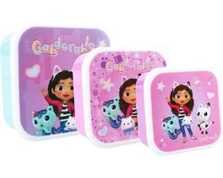 Vadobag Gabby's Dollhouse Snackbox en Fruitdoos - 3in1