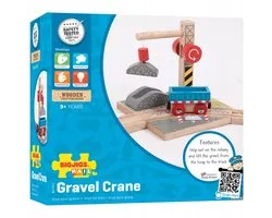 Houten Rails - Gravel Kraan