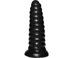 Prower RED - Monster ButtPlug - Mega Plug Anal - SillyCorn Plug - Zwart