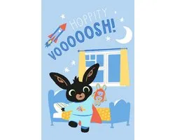 Plaid polaire Bing Hoppity - 100 x 150 cm (bleu)