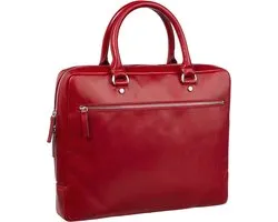 LEONHARD HEYDEN Cuir serviette pour ordinateur portable Cambridge RV-Aktenmappe 1 Fach 5260 Rot rouge