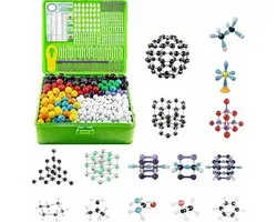 Link Moleculaire modelset, Atom Link Model Chemie Set, Atom Molecular Models Links 791 delen met atomen, bindingen en omloopbanen, voor het leren van moleculaire chemie, organische chemie