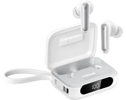 Écouteurs adaptatifs Soundcore P41i avec réduction du bruit, chargeur portable et adaptateur Lightning, 12 heures d'autonomie, 192 heures avec étui, 6 microphones pour des appels clairs, écouteurs Bluetooth sans fil IPX5, Bluetooth 5.3