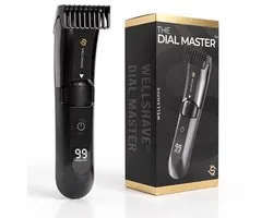 Wellshave Baardtrimmer Dial Master - Baardtrimmer Mannen - Trimmer voor Baard & Lichaam - Beard Trimmer - Snor trimmer - IPX7 Waterdicht - LED-display