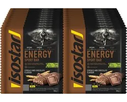 Isostar | Energy Sport Bars | Ontbijtgranen & Chocolade | 20 x 3 x 35 gram | Voor langdurige energietoevoer