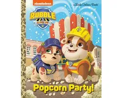 Little Golden Book- Popcorn Party! (PAW Patrol: Rubble & Crew)