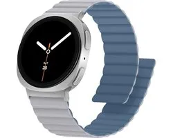 Anlinser Magnetische bandjes compatibel met Samsung Galaxy Watch Ultra 2/1 Strap 47 mm voor mannen vrouwen, waterdichte siliconen sportband met magneet compatibel met Samsung Watch Ultra