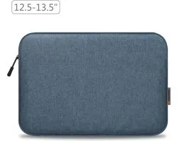 Sleeve Pouch Hoes Etui voor Apple Macbook Air 13" M2 Laptop Blauw