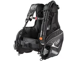 TUSA Liberator BCD – Jacket-stijl trimvest voor scuba diving met geïntegreerd AWLS III lood­systeem en stabiliserend harnas – Zwart – Maat: S – BC0103B S