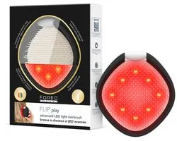 FOREO FLIP Play Geavanceerde LED-haarborstel – Haarverzorgingsborstel voor haargroei en hoofdhuidverzorging - Midnight Magic!