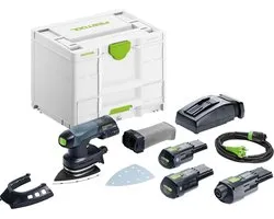 Festool DTSC 400 Li 3.0-Set - Deltaschuurmachine - Accu 18 V - 3,0 Ah