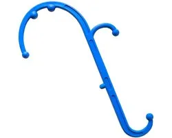 Thera Cane Massagestok – S-Vorm Triggerpoint Massage Tool – Verlicht Spierpijn, Spierknopen & Kramp – Voor Rug-, Nek- & Schouderpijn – Ergonomische Zelfmassage