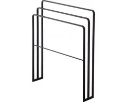 Yamazaki Porte-serviette de bain avec 3 barres - Tower - Noir