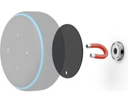 Hama Wandhouder voor Amazon Echo Dot (3e gen.)/Echo Input, magnetisch, zwart
