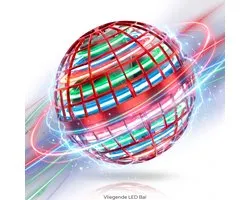 Namajunas Flying Ball – Mini Drone pour Intérieur, Fly Spinning Ball & Flying Spinner avec LED, Fidget Toy et Boomerang Spinner, Jouet Interactif pour Enfants et Adultes, Cadeau de Noël