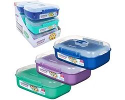 Sistema Microwave Colour rechthoekige kom 1.25L
