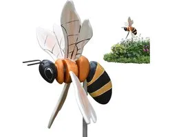Outdoor Wind Game, Decorative Windmill, Wooden Wind Spinner for Patio, Garden, Decoration