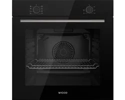 Wiggo WO-B608(B) - Four à convection encastrable - 68 L - Zwart
