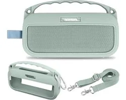 Draagbare Bluetooth speaker beschermhoes voor Bose SoundLink Flex - Siliconen reishoes in mintgroen, ideaal voor bescherming en transport
