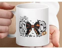 Mok, Boo Boujee Halloween Mug, Spooky Season Koffiebeker, Grappige Geest Pompoen Mok, Herfst Decoratie, Halloween Cadeau Idee