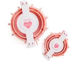 We R Memory Keepers - Heart Pom Pom Maker - Large & Small - 2 stuks