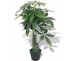 vidaXL Artificial Fortune Tree Plant with Pot 57" Green