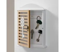 Landelijke sleutelkastje / sleutelrekje in hout