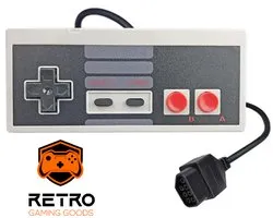 Retro Gaming Goods® - Controller - Grijs - Geschikt voor Nintendo Entertainment System - NES
