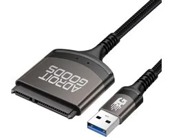 AdroitGoods Sata naar Usb-A 3.0 kabel Adapter - Harde Schijf Uitbreiden - Connector