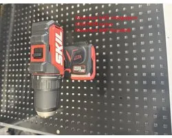Houder geschikt voor SKIL 20V PWRCORE Tools - Toolhouder - Wandbevestiging - Wall Mount - Power Tool NIET Inbegrepen!