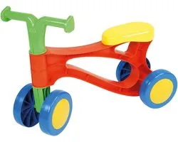 Lena My First Scooter rood/blauw/geel - Loopfiets