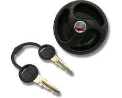 Zadi - Walk-in stopper with three spokes black - ShopVlot