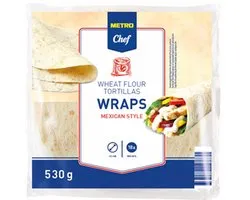 METRO Chef Tortilla wraps naturel 18 x 15 cm